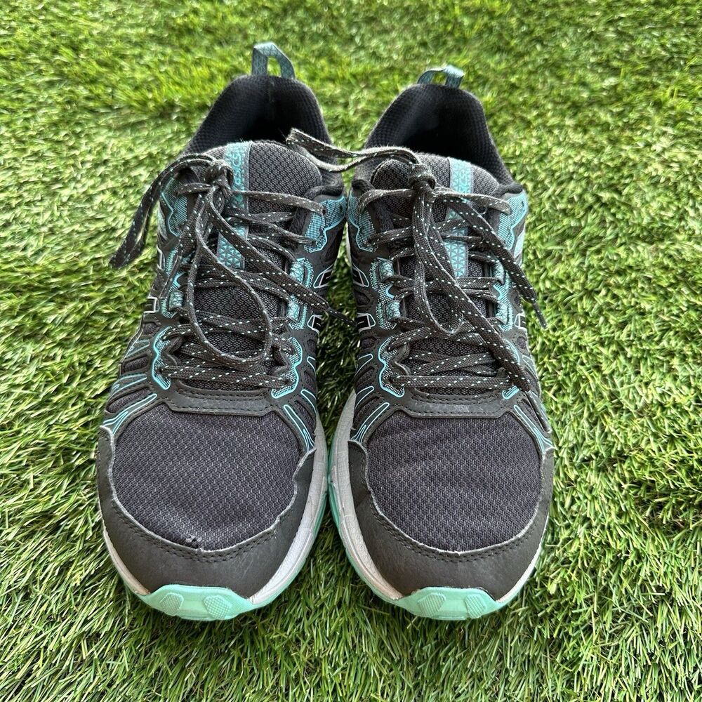 ASICS Gel Venture 7‎ Womens Shoes Size 8 Gray Blue Running Walking Casual